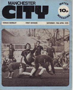 Manchester City v Burnley 1974/75